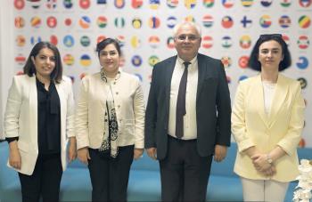 Türkiye Ulusal Ajansı İletişim Daire Başkanı Dr. Rana Kasapoğlu Önder Üniversitemiz Erasmus Değişim Programı Koordinatörlüğünü ziyaret etti. 