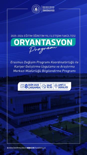 Koordinatörlüğümüz Tarafından İletişim Fakültesi Öğrencilerine Bilgilendirme Toplantısı Gerçekleştirildi